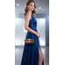 Evening Bag - Metallic Snake Skin-Like w/ Swarovski Accent Closure Knob - BG-HP03999BZ